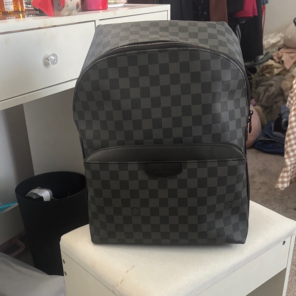 LV LEATHER BACKPACK - image 1